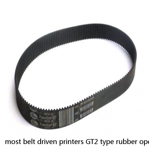 most belt driven printers GT2 type rubber open timing belt with RF coating