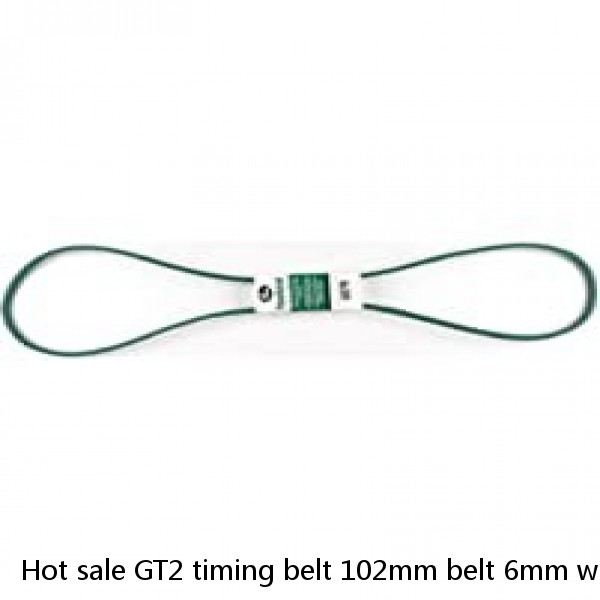 Hot sale GT2 timing belt 102mm belt 6mm width for 3D printer