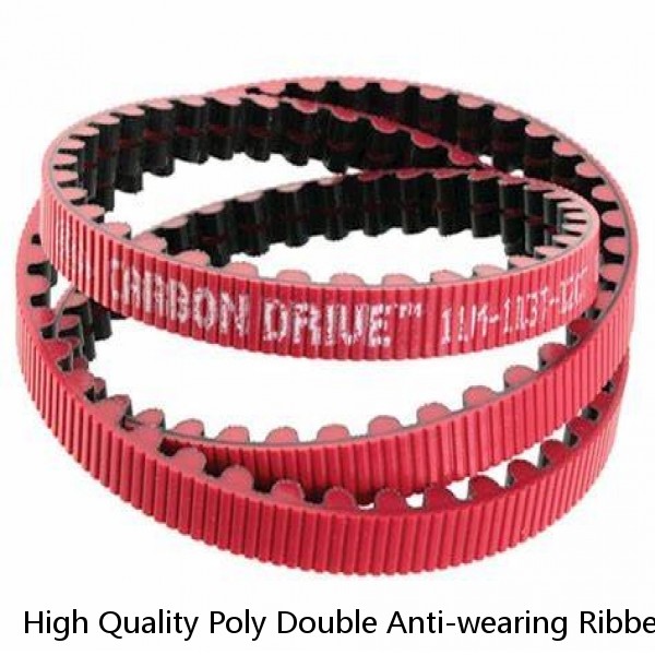 High Quality Poly Double Anti-wearing Ribbed Sanlux Rubber V Belt Traction Gates Pk Belts