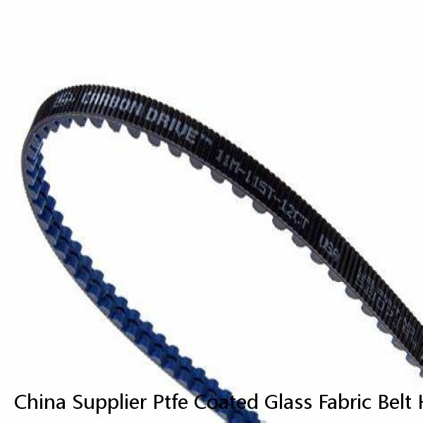 China Supplier Ptfe Coated Glass Fabric Belt Heat Insulation 0.5mm Ptfe Seamless Fusing Belt For Dyeing Machine