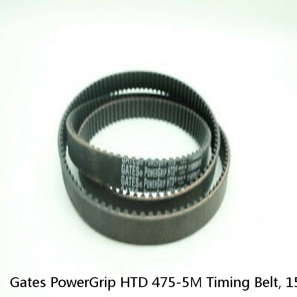 Gates PowerGrip HTD 475-5M Timing Belt, 15 mm wide, NEW