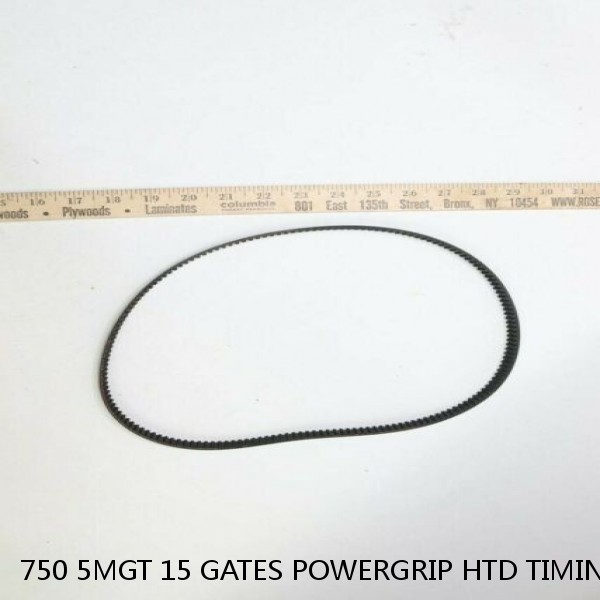 750 5MGT 15 GATES POWERGRIP HTD TIMING BELT 5M PITCH, 750MM LONG, 15MM WIDE